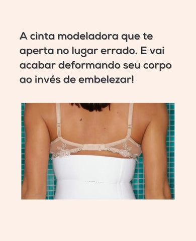 Cuidado com a cinta modeladora cringe