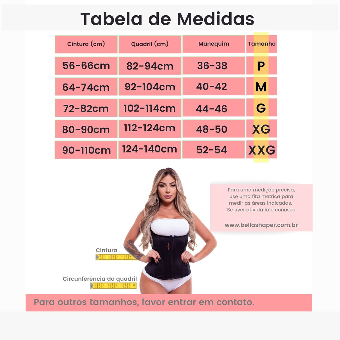 Cinta Modeladora Regata Abdominal freeshipping - BellaShaper Shapewear Premium