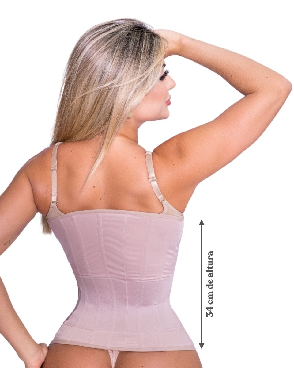 Cinta Corset Alta nas Costas - BellaShaper Shapewear Premium
