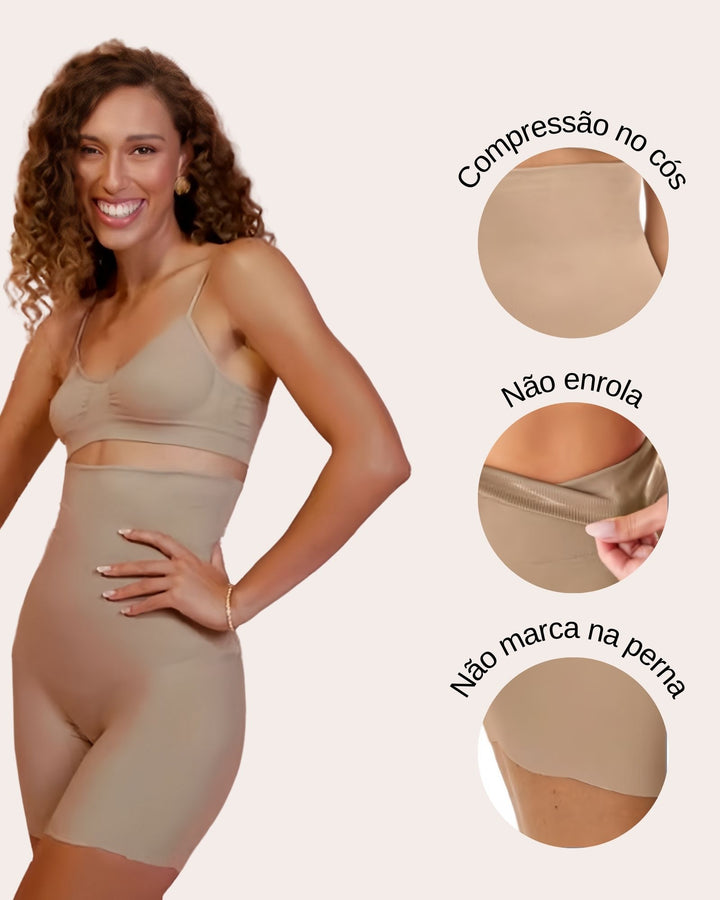 Shorts Modelador sem Costura - BellaShaper Shapewear Premium