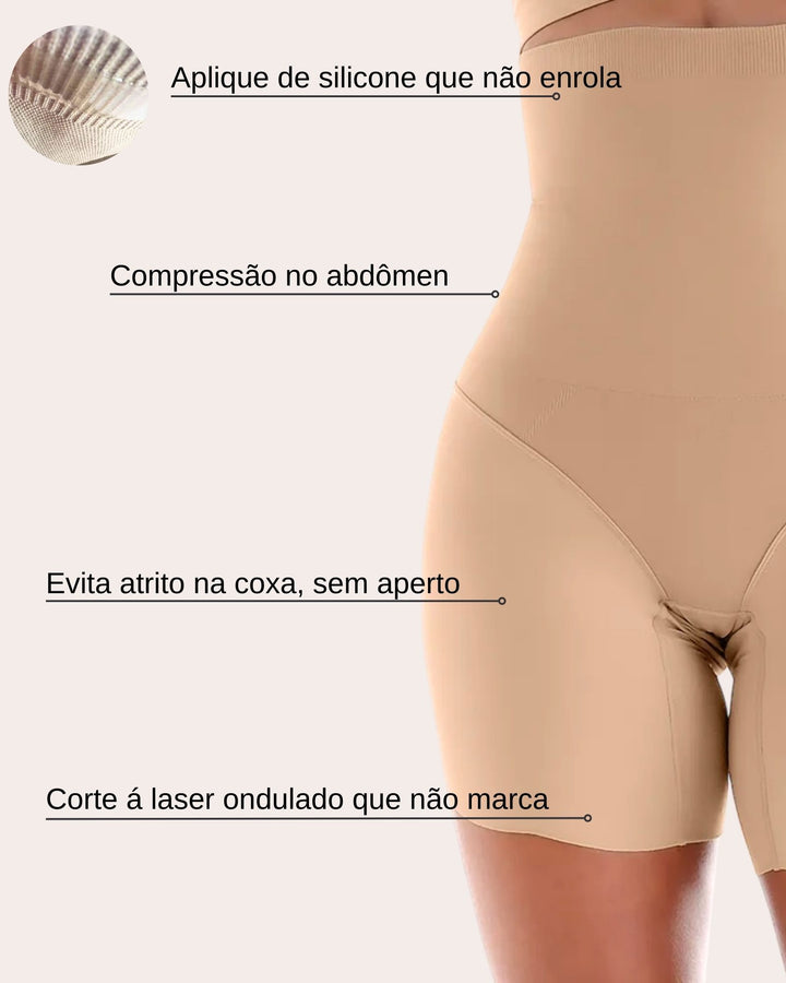 Shorts Modelador sem Costura - BellaShaper Shapewear Premium
